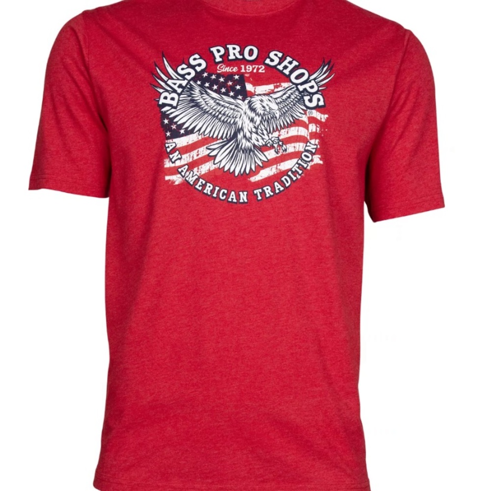 🌻 Bass Pro Shop T-shirt 🇺🇸 Flag 🇺🇸 4th of July 🇺🇸 Patriotic NEW